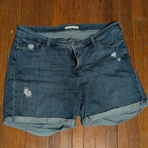 Levi Strauss Distressed Classic Shorts 20W